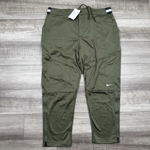 Nike Golf Club Flex Waist Zipperd Cuffs Fleece Pants‎ Men's Size XL FQ1162 325 - Picture 1 of 11